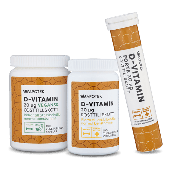 Lucka 24 - 30% på D-vitamin från Kronans Apotek
