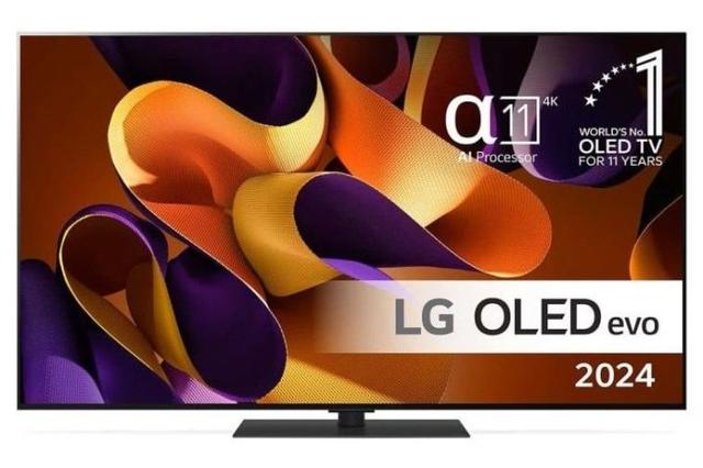 LG OLED65G46LS Evo G4 4K + Bordsstativ