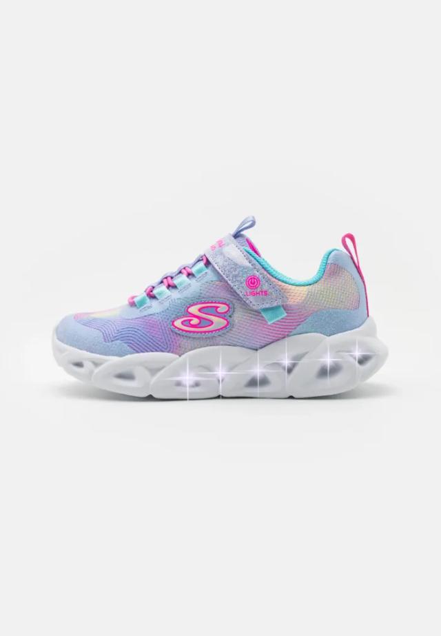 Skechers BUNGEE & STRAP SPARKLE barnskor - Lavendel