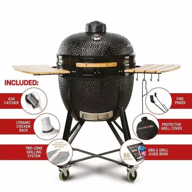 CDON - Kamado Bono Limited Edition Black Grill