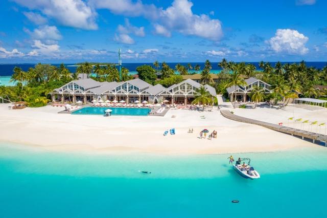 Erbjudande på trendig resort på paradisö i Maldiverna
