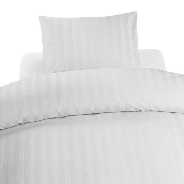 2-Dels Borganäs Hotellsatin vit, 66% rabatt