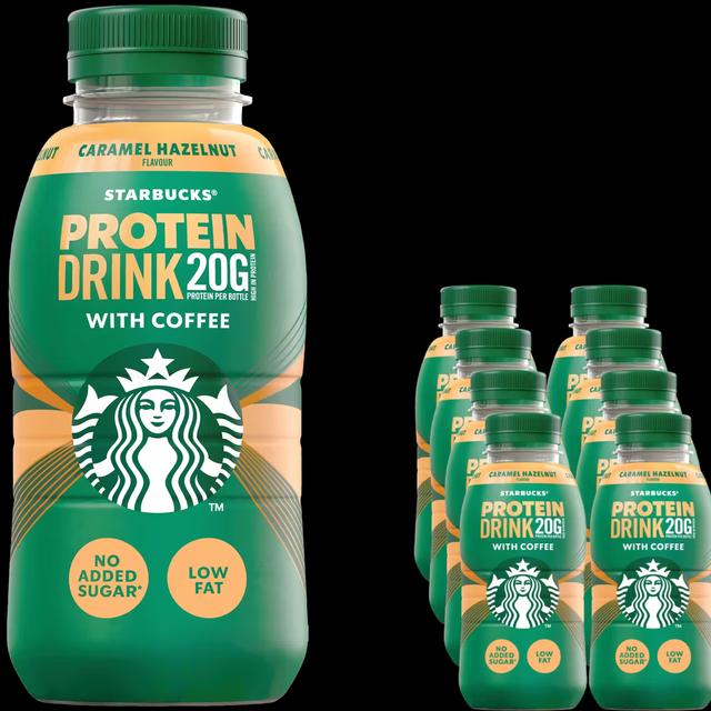 Caramel-Hazelnut Proteindryck 8-pack, 330ml
