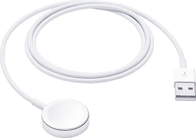 Apple Watch 1m Vit Magnetladdningskabel