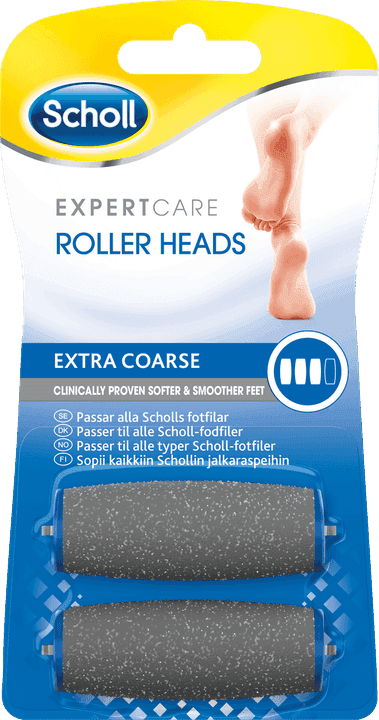 Scholl Expert Care Extra Coarse Refills, 2-Pack
