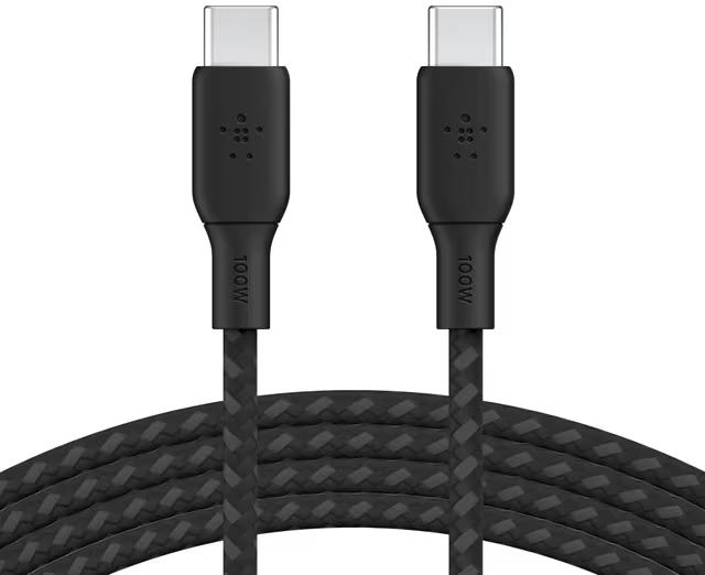 Belkin USB-C till USB-C 2.0-kabel, Svart