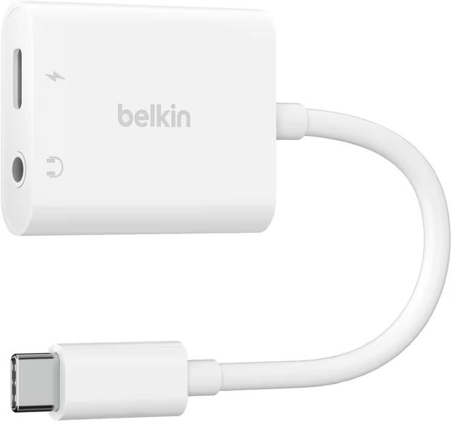 Belkin RockStar USB-C & 3.5mm Audio Adapter
