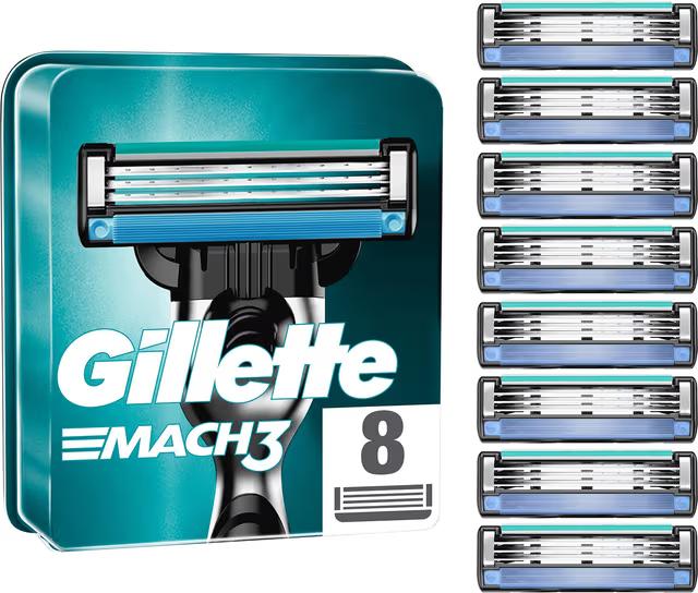 Gillette Mach3 8-Pack Refill Blades