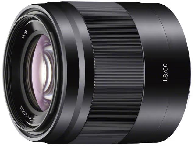 Sony 50mm f/1.8 SEL50F18 Objektiv - Svart