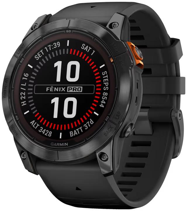 Garmin Fenix 7X Pro Solar 51mm Svart