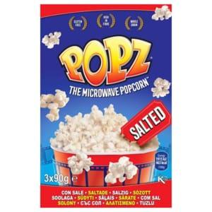Popz Salted Micropopcorn Triple Pack 90g