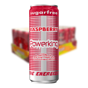 Powerking Sugar-Free Raspberry 24-Pack 25cl