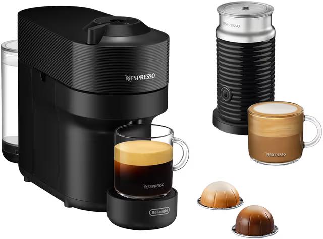 Nespresso Vertuo Pop med DeLonghi Mjölkskummare
