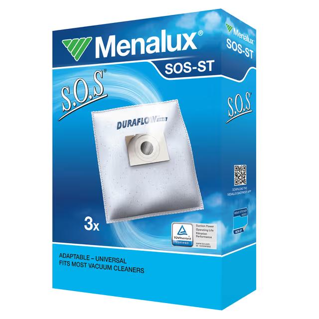 Menalux S.O.S Universal Dammsugarpåsar, 3-Pack