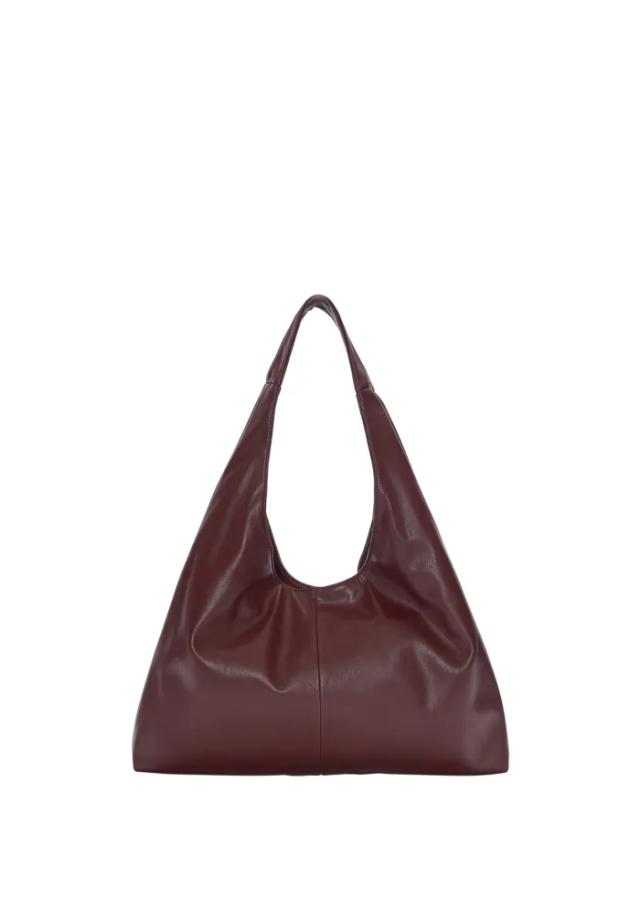 Bordeaux Pull&Bear Stilfull Shoppingväska