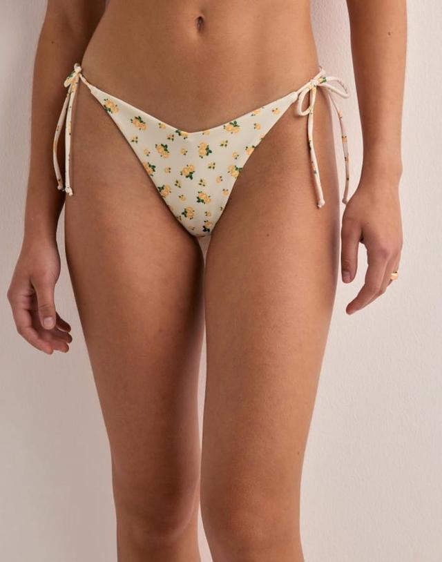 Sunset Lover Yellow Patterned Bikini Panties