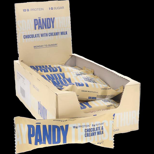 Pändy Protein Bars Chocolate & Milk 18-Pack