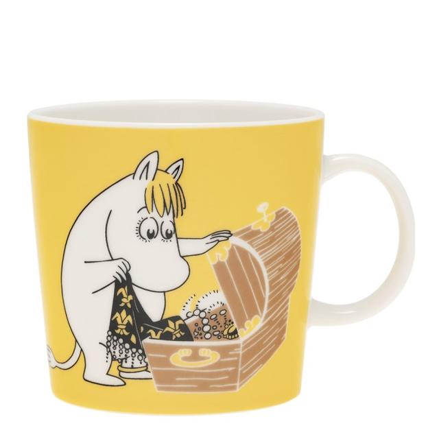 Arabia Moomin Muminmugg 40 cl Snorkfröken gul