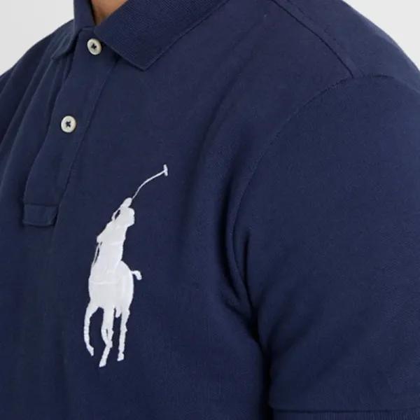 Ralph Lauren Herr Pikétröja Royal Blue-White M