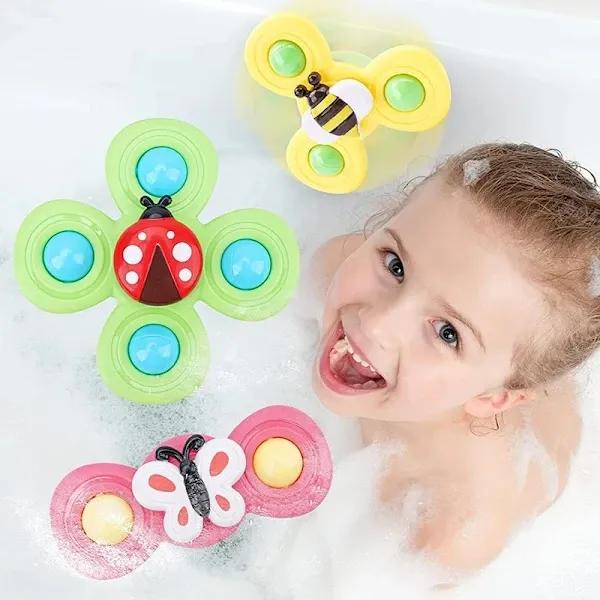 3-Pack Multifärgade Fidget Spinners för Barn