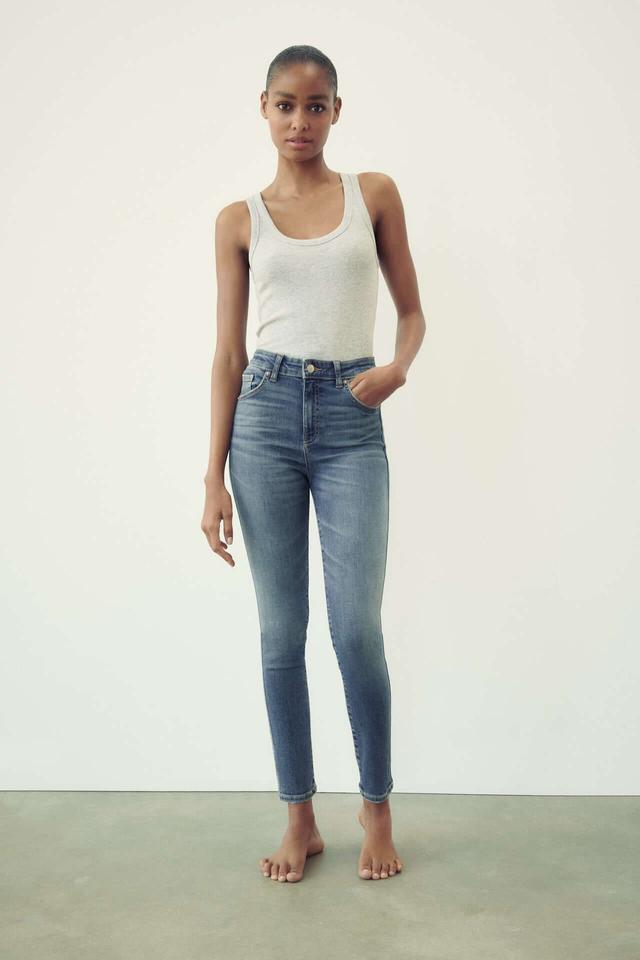 Skinny-Jeans Trf Authentic med medelhög midja