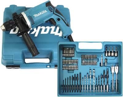 Makita 1-växel-Slagborrmaskin 710 W inkl. Tillbehör, inkl. väska