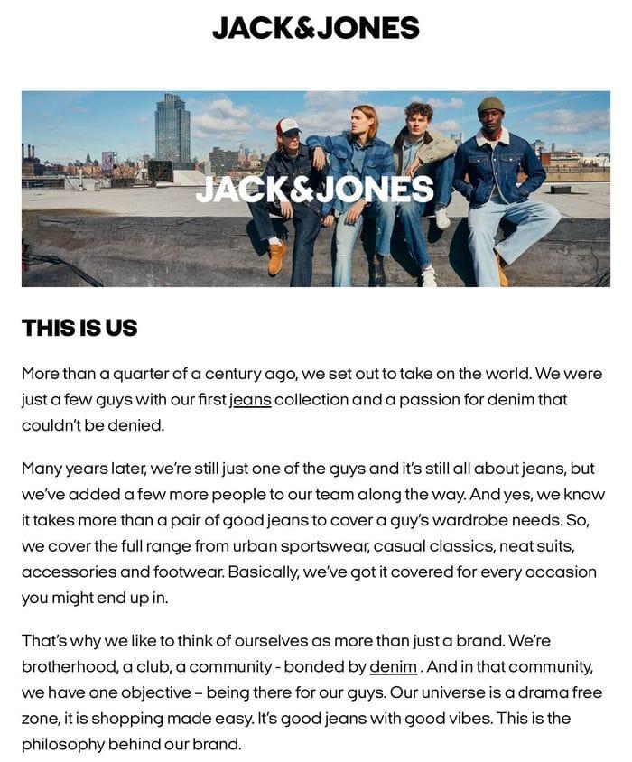 15 % rabatt med kod hos JACK & JONES