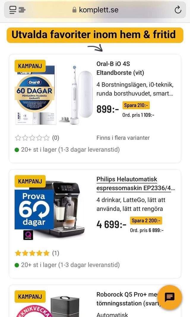 Veckans fynd på hem & hushåll hos Komplett.se