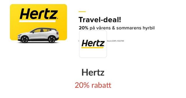 Boka Hyrbil Online - Hertz Biluthyrning