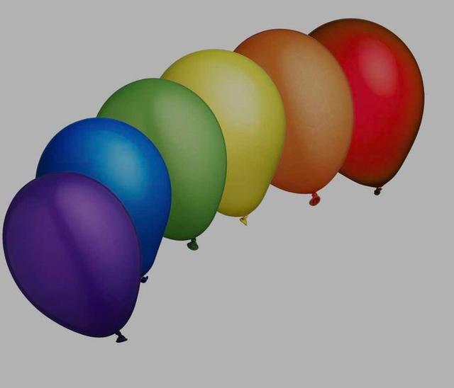 Rainbow Balloons 26cm Diameter - 12 Pack