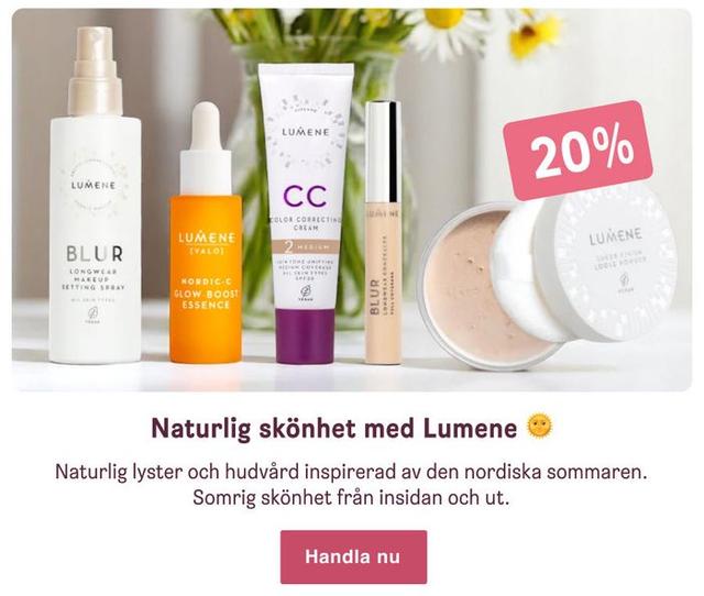 Lumene 20% rabatt