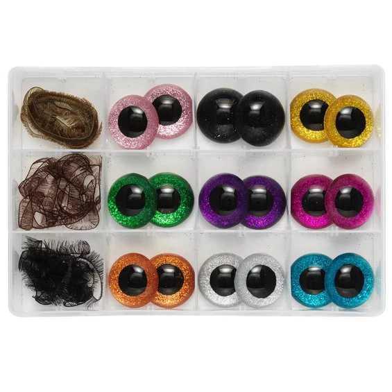 Färgglada Glasögon 3cm, 18-pack Mix