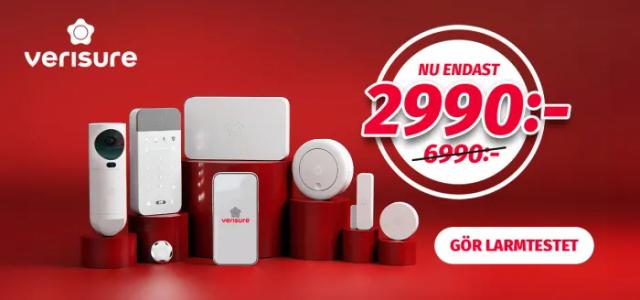 Verisure Alarm spara 4000kr