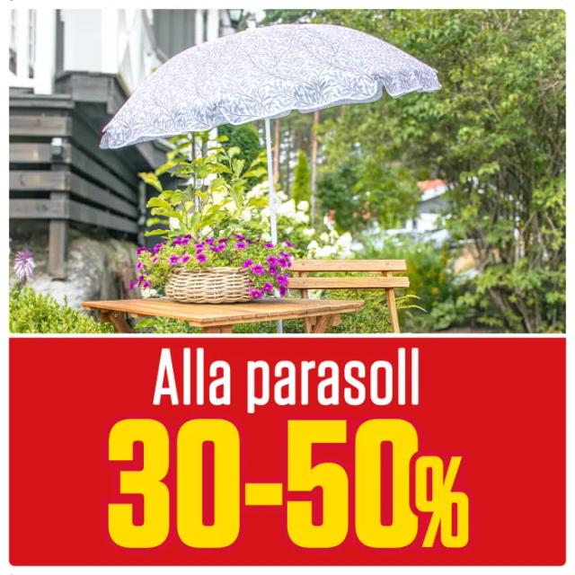 Öob - Alla parasoll 30-50%