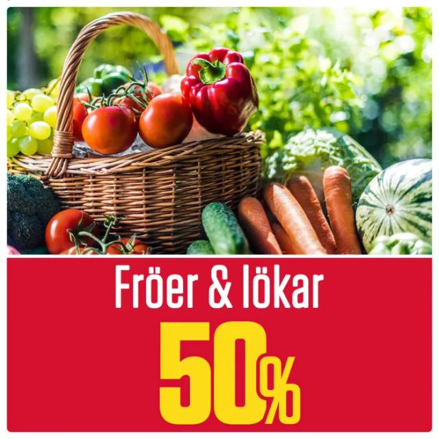 Fröer & lökar 51%