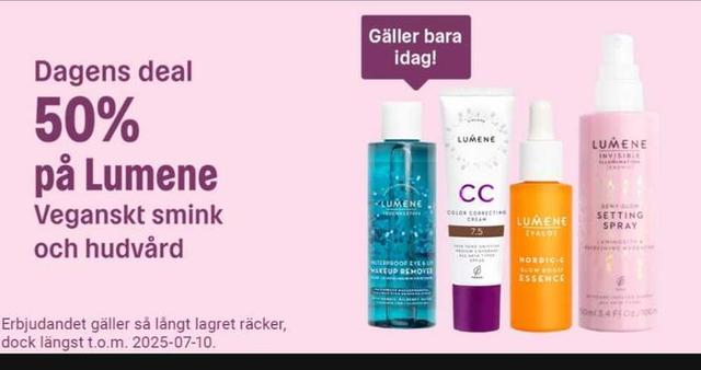 Lumene Hudvård(50%)