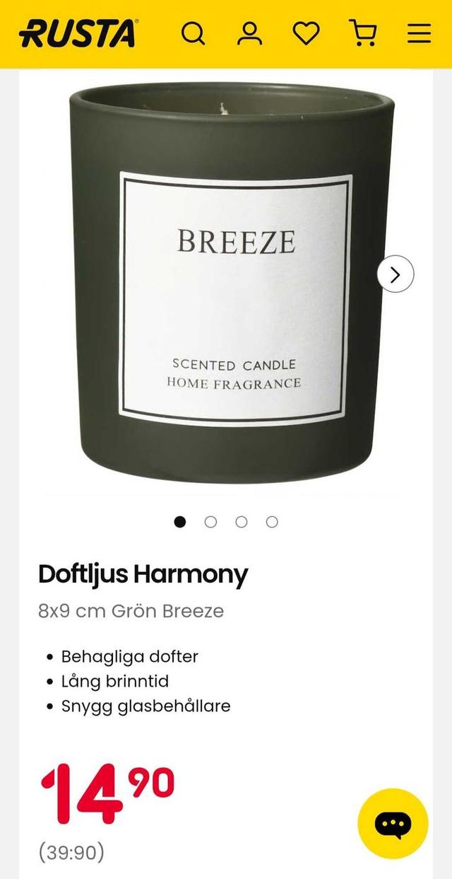 Harmony Doftljus - Sinnesro och Balans