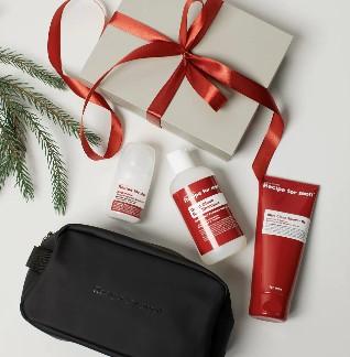 50% rabatt på Daily Face Kit och Hair & Body Kit från Recipe for men