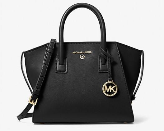 50% på Michael Kors Avril Small Leather Top-Zip Satchel