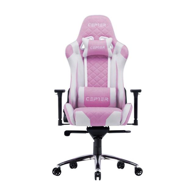 Cepter Rogue Fabric - Gamingstol rosa/vit