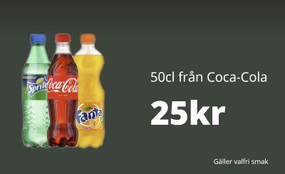 Bjud på en Coca-Cola 50cl!