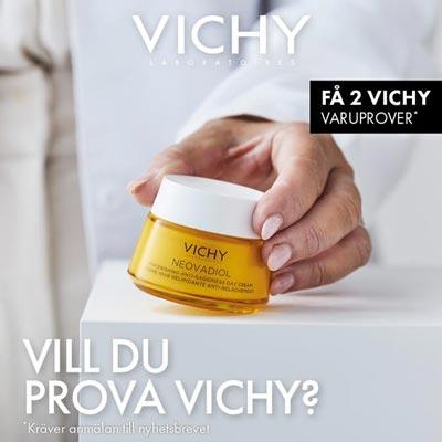 Få 2 gratis hudvårdsprover från Vichy