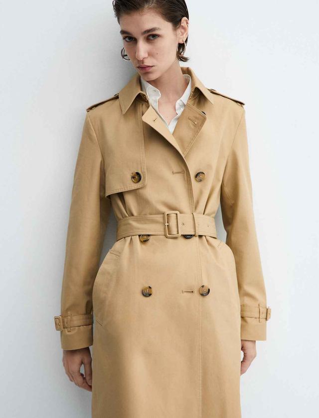 Classic Trench Coat with Belt - Mango
