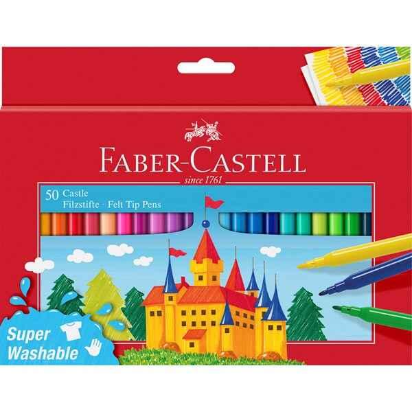 Tuschpennor Barn 50-pack Faber-Castell online | Adlibris