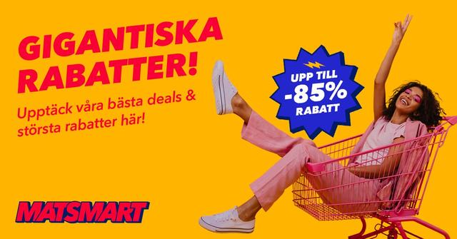 Gigantiska rabatter!