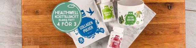 Healthwell hälsokost, blanda fritt 4 betala för 3