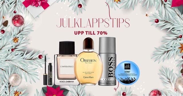 Upp till 70% rabatt på perfekta julklappar hos ParfymOnline