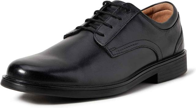 Clarks Un Aldric Lace Herr Derbyskor, Svart svart läder - 43 EU