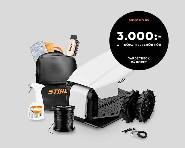 Få en värdecheck vid köp av robotgräsklippare - STIHL Garden