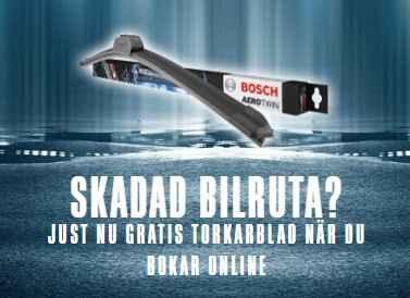 Ryds Bilglas - laga din bilruta och få gratis torkarblad
